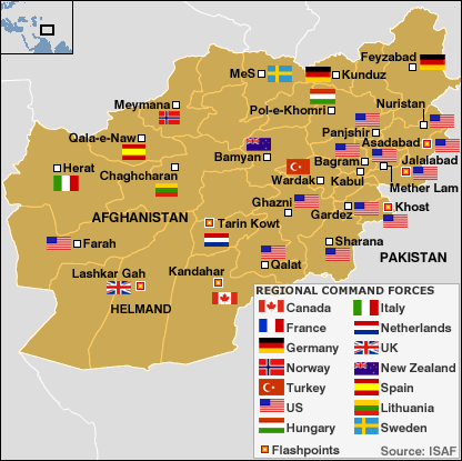 Leading International Forces in Afghanistan

April 2007