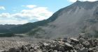 Site of historic landslide shifting