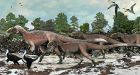 Huge, feathered tyrannosaur surprises researchers